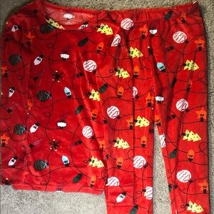 Cat & Jack Red Holiday Pajama Set